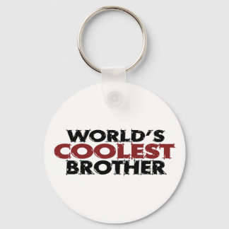 Worlds Coolest Brother Key Ring