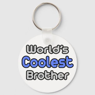 World's Coolest Brother Key Ring