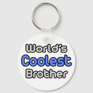 World's Coolest Brother Key Ring