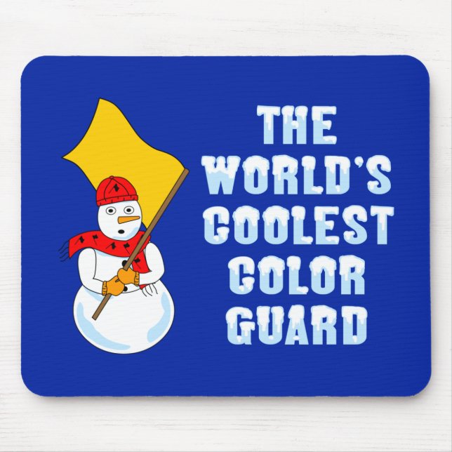 World's Coolest Colour Guard Mouse Mat (Front)