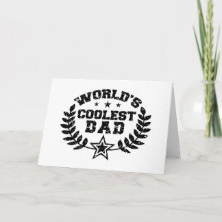 World's Coolest Dad Card