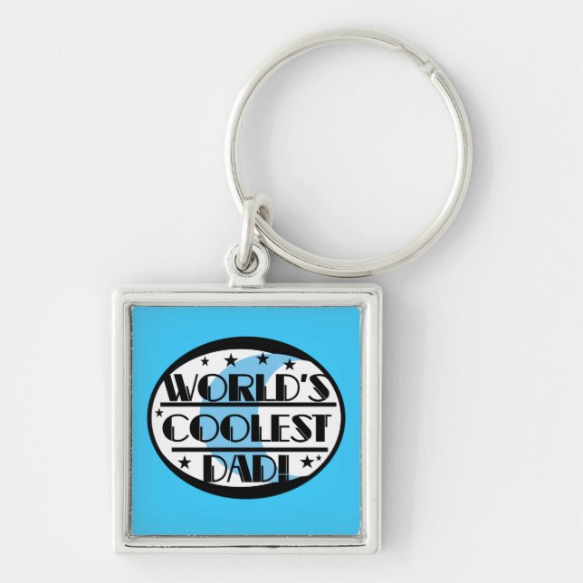 World's Coolest Dad Gifts Key Ring (Front)