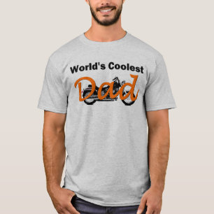 World's Coolest Dad Motorcycle T-shirt