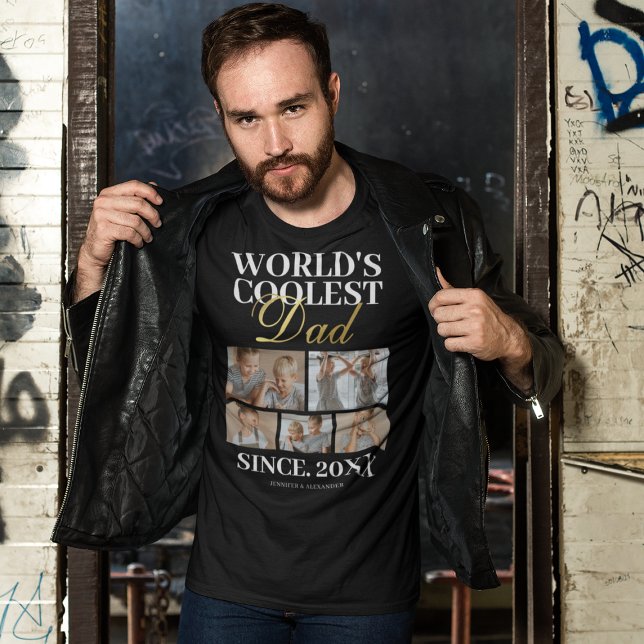 World's Coolest Dad Photo T-Shirt (Creator Uploaded)