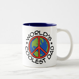 World's Coolest Dad Two-Tone Coffee Mug