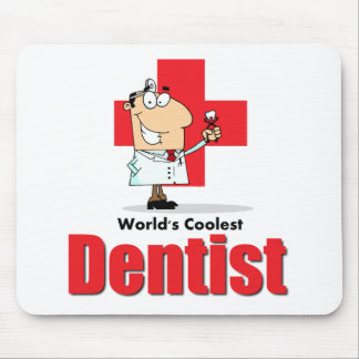 World's Coolest Dentist Mouse Mat