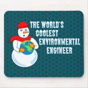 World's Coolest Environmental Engineer Mouse Mat