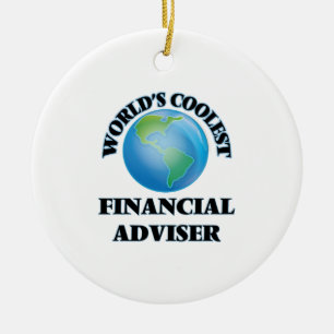 World's coolest Financial Adviser Ceramic Tree Decoration