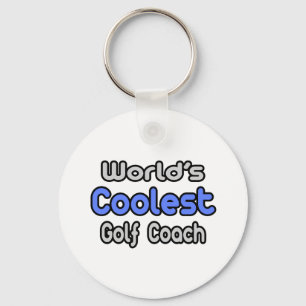 World's Coolest Golf Coach Key Ring