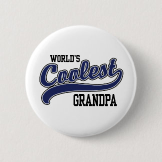 World's Coolest Grandpa 6 Cm Round Badge