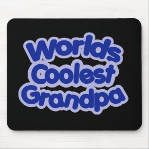 Worlds Coolest Grandpa Mouse Mat