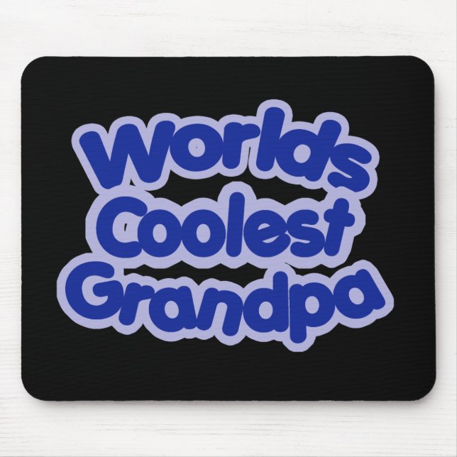 Worlds Coolest Grandpa Mouse Mat (Front)