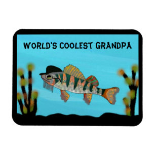 World's Coolest Grandpa Premium Magnet