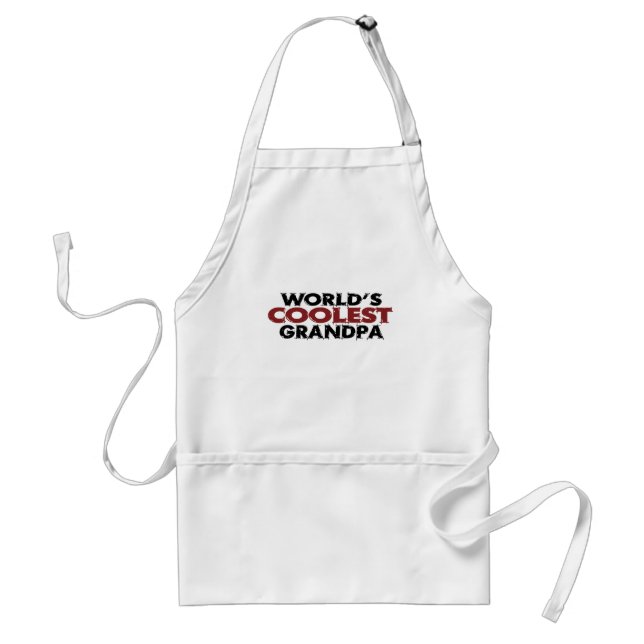 Worlds Coolest Grandpa Standard Apron (Front)