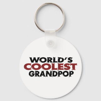 Worlds Coolest Grandpop Key Ring