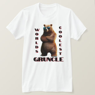 Worlds Coolest Gruncle Bear T-Shirt