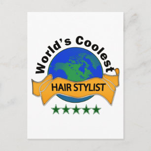 World's Coolest Hair Stylist Postcard