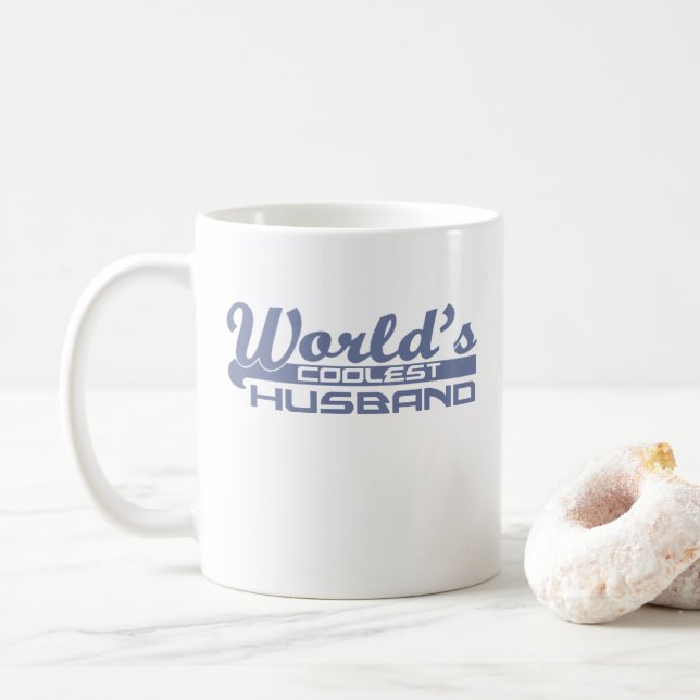 World's Coolest Husband Coffee Mug (With Donut)