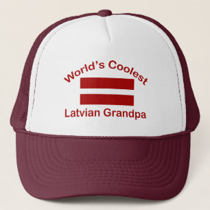 World's Coolest Latvian Grandpa Trucker Hat