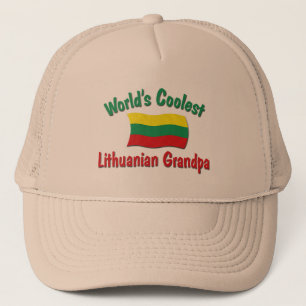 World's Coolest Lithuanian Grandpa Trucker Hat