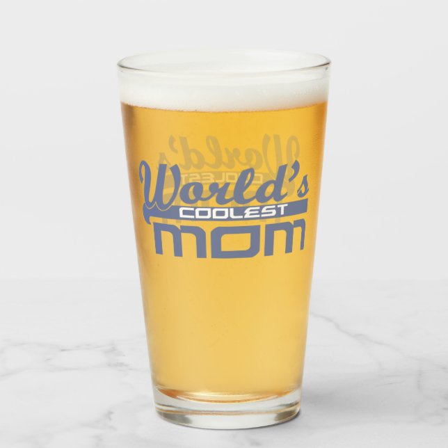 World's Coolest Mum Glass (Front Filled)
