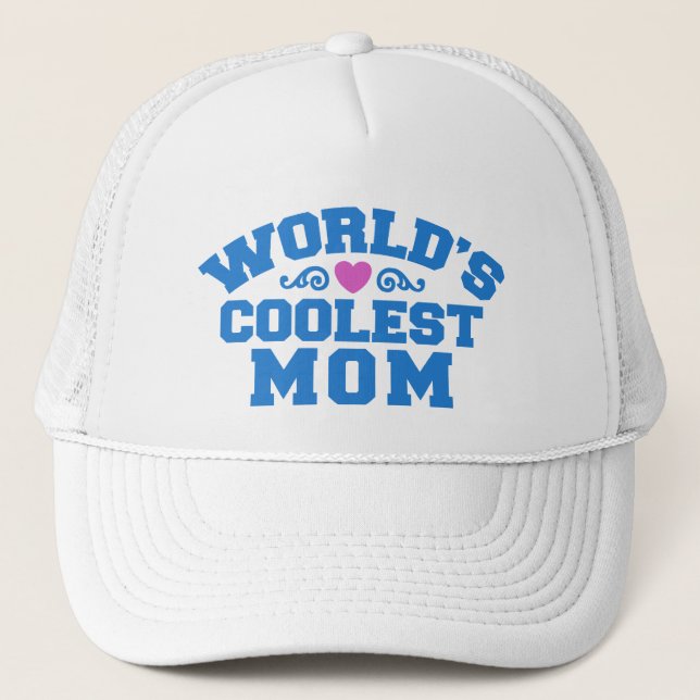 World's Coolest Mum Trucker Hat (Front)