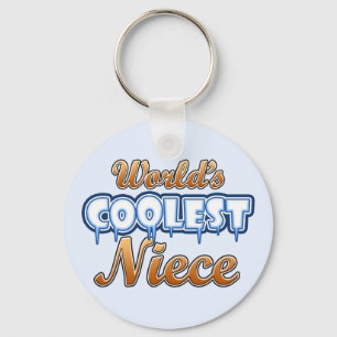 World's Coolest Niece Key Ring