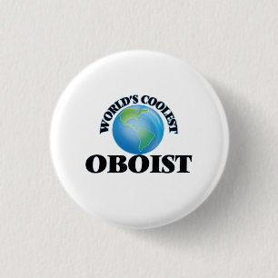 World's coolest Oboist 3 Cm Round Badge