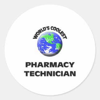 World's Coolest Pharmacy Technician Classic Round Sticker