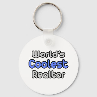 World's Coolest Realtor Key Ring