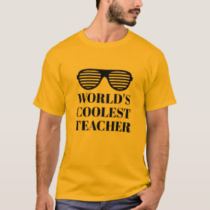 World's Coolest Teacher funny t shirt
