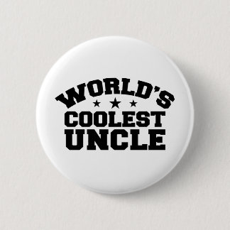 World's coolest Uncle 6 Cm Round Badge