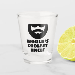 World's Coolest Uncle funny shot glass gift