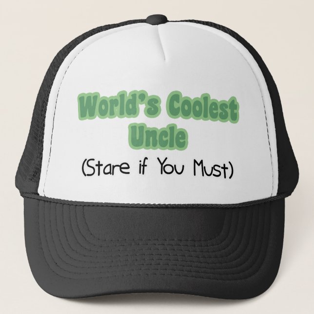 World's Coolest Uncle Trucker Hat (Front)