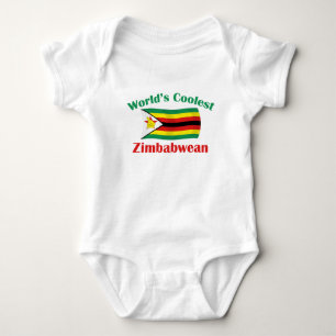 World's Coolest Zimbabwean Baby Bodysuit