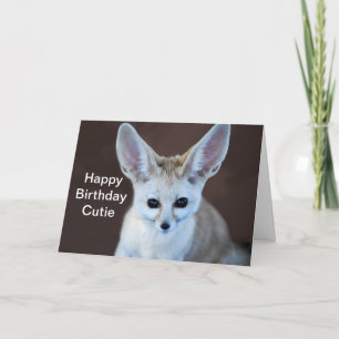 Worlds Cutest Fennec Fox Card