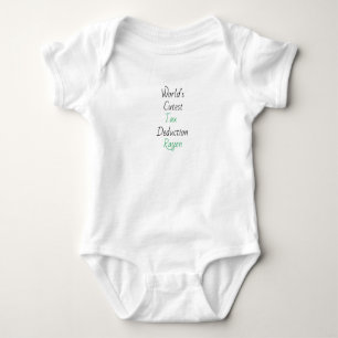 World's cutest tax deduction  Tax Deduction Baby Bodysuit