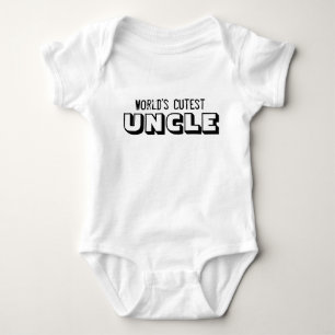 World's Cutest Uncle T-Shirt Baby Bodysuit