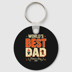 Worlds dad 2026 grilling fishing handyman father key ring