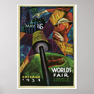 World's Fair ~ A Century of Progress Poster