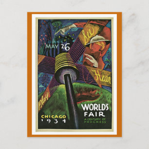 "World's Fair, Chicago, 1934" Vintage Postcard