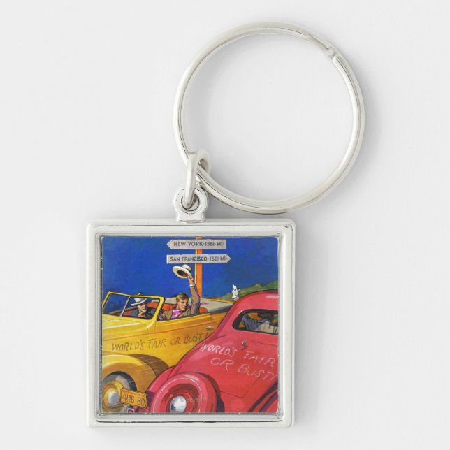 World's Fair or Bust Key Ring (Front)