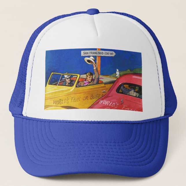 World's Fair or Bust Trucker Hat (Front)