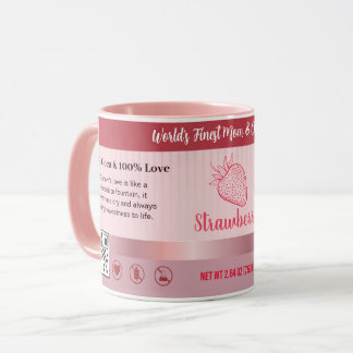 World's Finest Mum & Strawberry Chocolate Coffee Mug