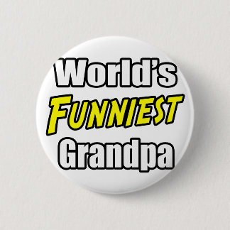 World's Funniest Grandpa 6 Cm Round Badge