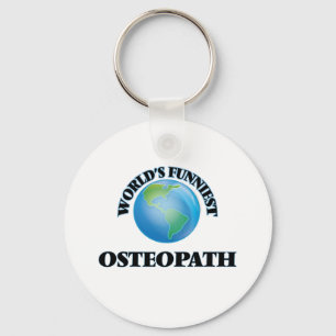 World's Funniest Osteopath Key Ring