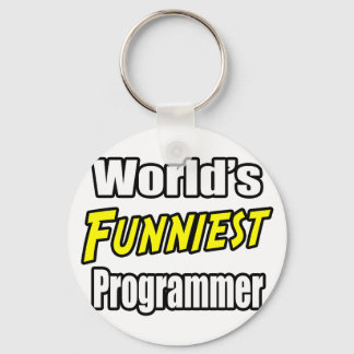 World's Funniest Programmer Key Ring