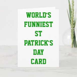 World's funniest St Patrick's day Card