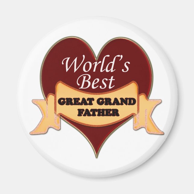 World's Great Grandfather Magnet (Front)
