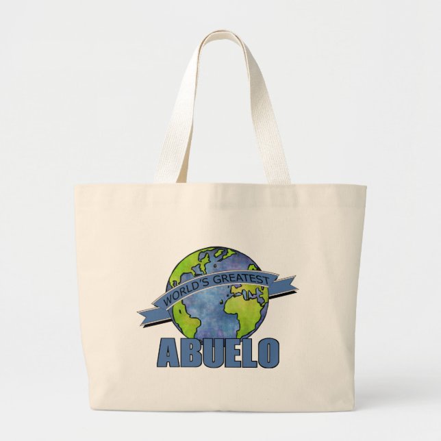 World's Greatest Abuelo Large Tote Bag (Front)